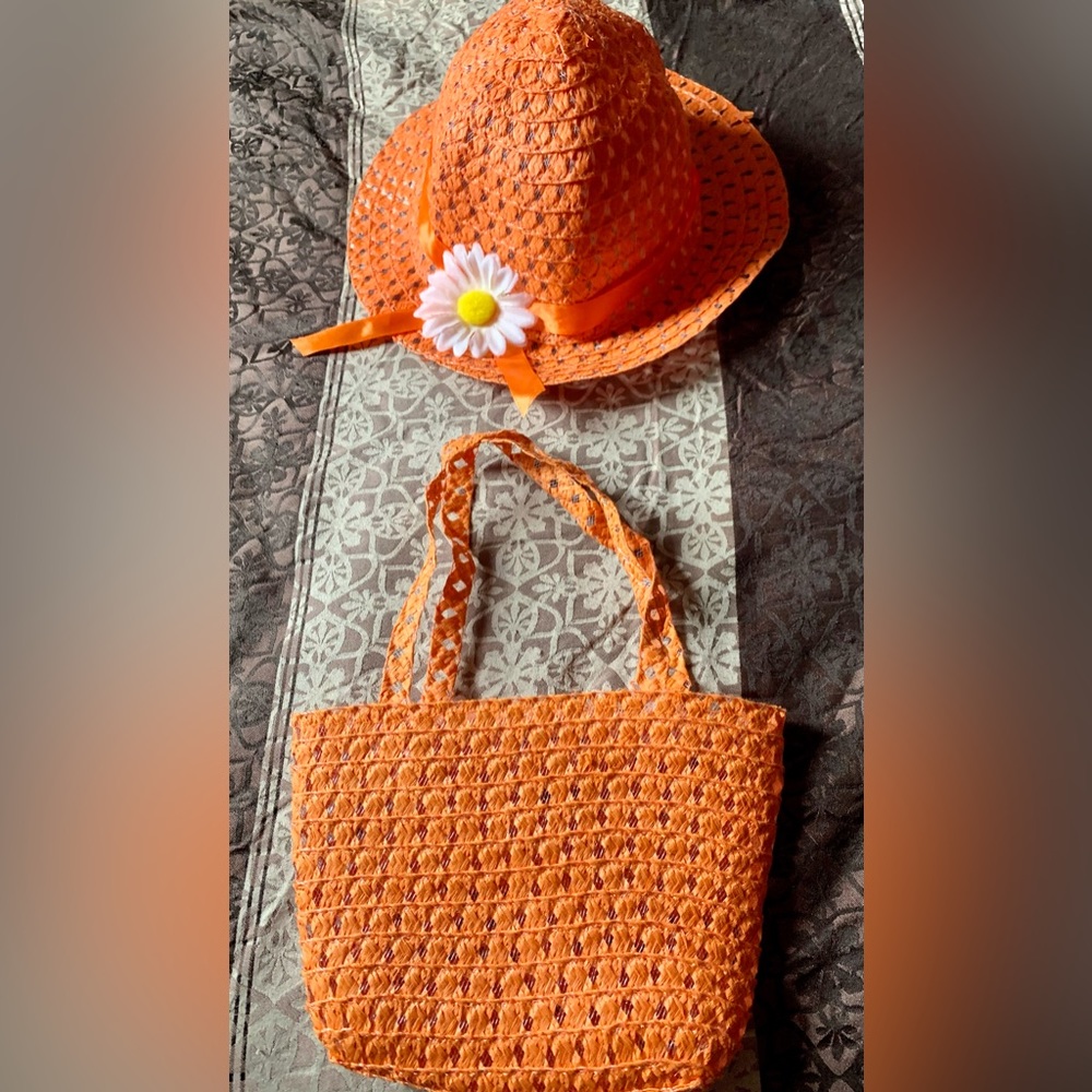 Girls hat and bag